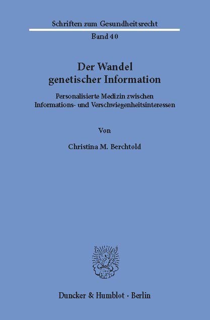 Der Wandel genetischer Information. main product photo