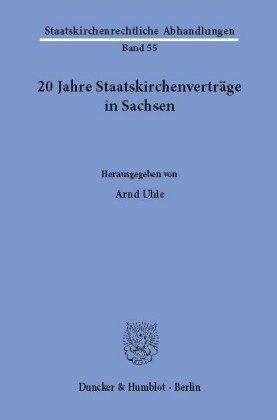20 Jahre Staatskirchenverträge in Sachsen.