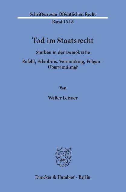 Tod im Staatsrecht. main product photo