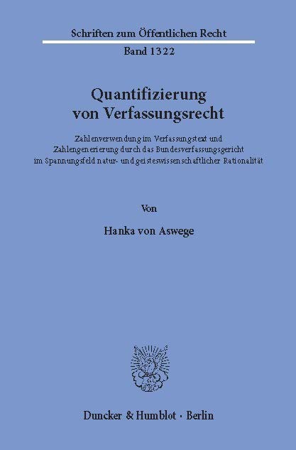 Quantifizierung von Verfassungsrecht. main product photo