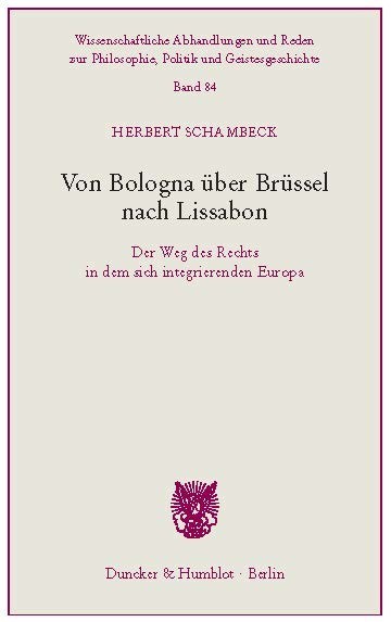 Von Bologna über Brüssel nach Lissabon. main product photo
