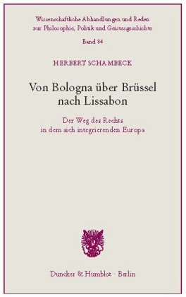 Von Bologna über Brüssel nach Lissabon.
