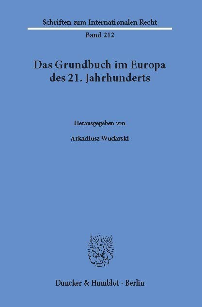 Das Grundbuch im Europa des 21. Jahrhunderts. main product photo