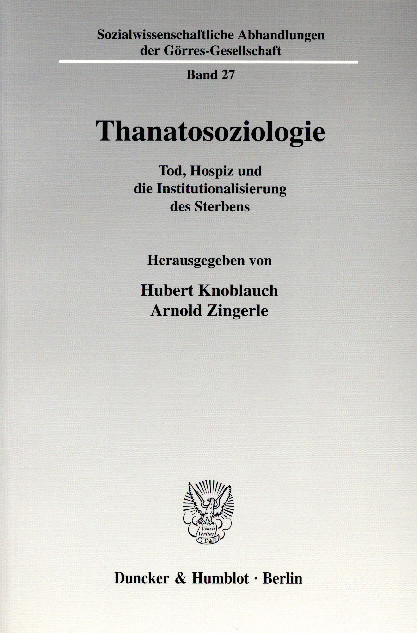 Thanatosoziologie. main product photo