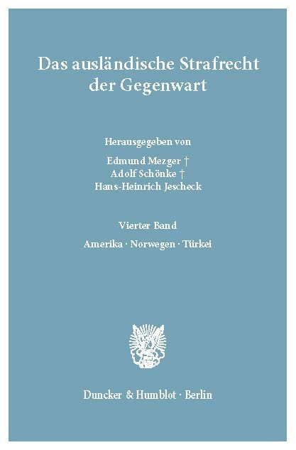 Das ausländische Strafrecht der Gegenwart. main product photo