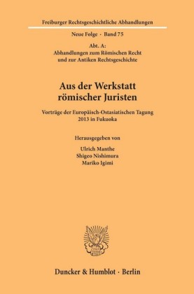 Aus der Werkstatt römischer Juristen.