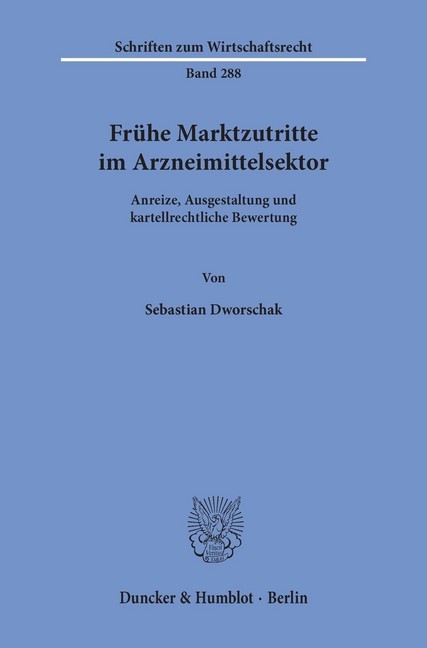 Frühe Marktzutritte im Arzneimittelsektor. main product photo