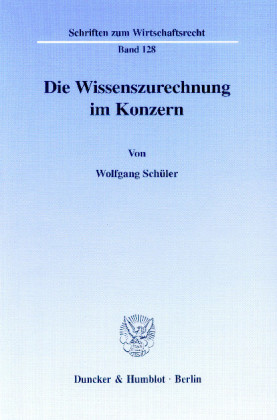 Die Wissenszurechnung im Konzern.