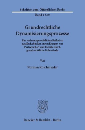 Grundrechtliche Dynamisierungsprozesse.