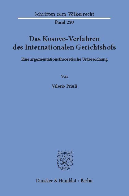 Das Kosovo-Verfahren des Internationalen Gerichtshofs. main product photo