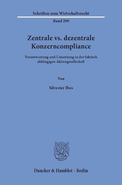 Zentrale vs. dezentrale Konzerncompliance. main product photo