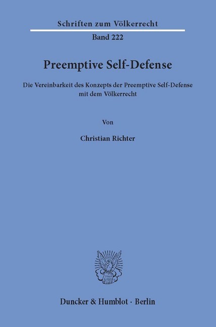 Preemptive Self-Defense. main product photo