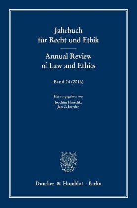 Jahrbuch für Recht und Ethik / Annual Review of Law and Ethics.