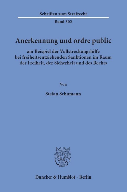 Anerkennung und ordre public main product photo