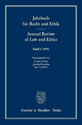 Jahrbuch für Recht und Ethik / Annual Review of Law and Ethics.