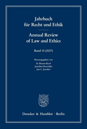 Jahrbuch für Recht und Ethik / Annual Review of Law and Ethics.