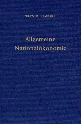 Allgemeine Nationalökonomie.