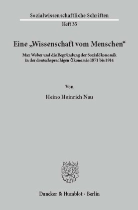 Eine »Wissenschaft vom Menschen«.