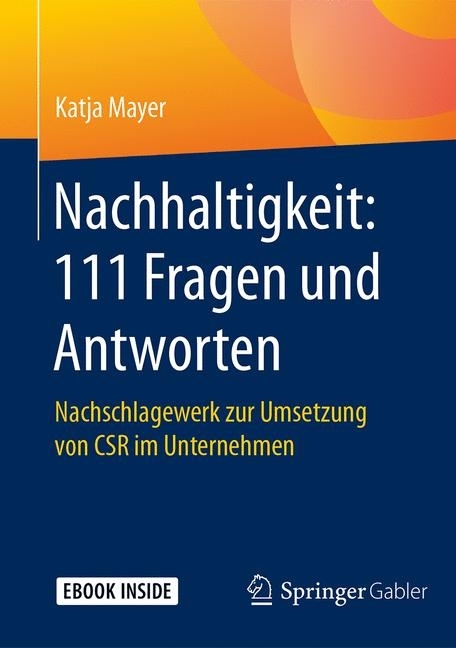 Nachhaltigkeit: 111 Fragen und Antworten main product photo