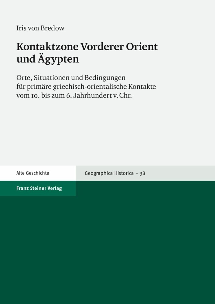 Kontaktzone Vorderer Orient und Ägypten main product photo