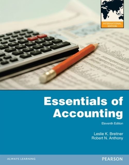 Essentials of Accounting:International Edition main product photo