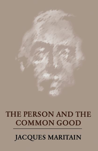 Person and the Common Good main product photo