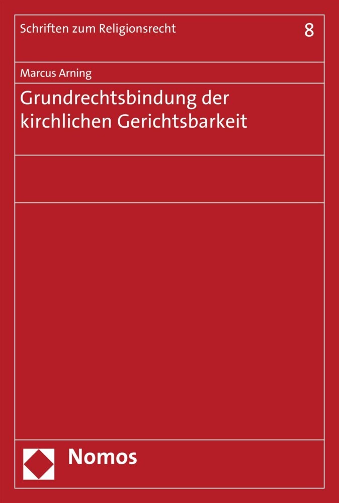 Grundrechtsbindung der kirchlichen Gerichtsbarkeit main product photo