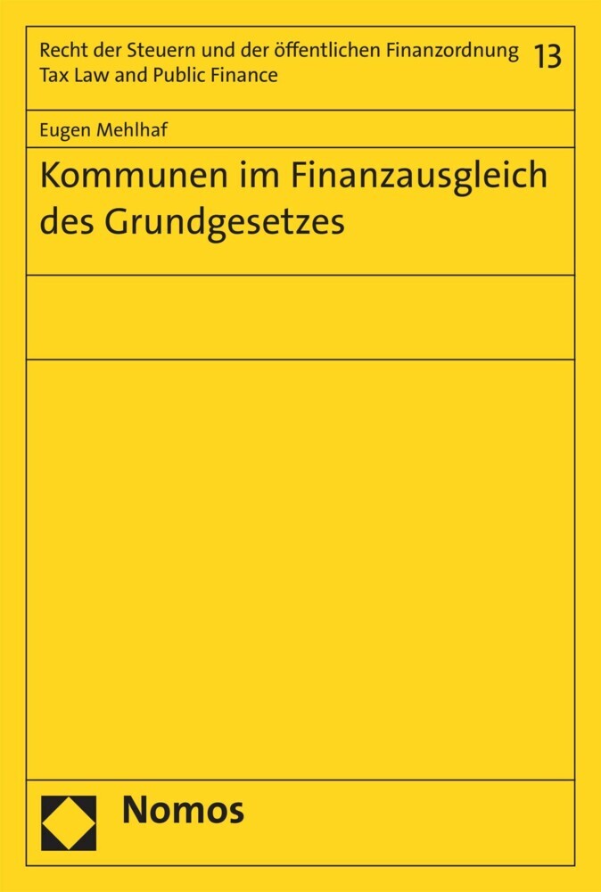 Kommunen im Finanzausgleich des Grundgesetzes main product photo