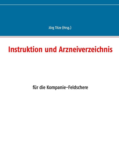 Instruktion und Arzneiverzeichnis main product photo