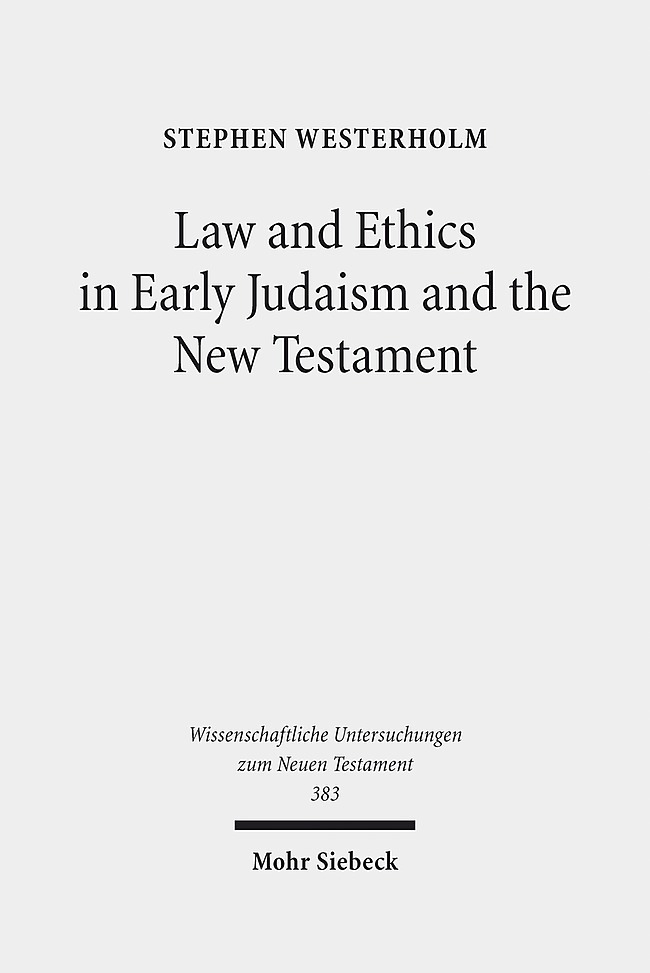 Law and Ethics in Early Judaism and the New Testament main product photo