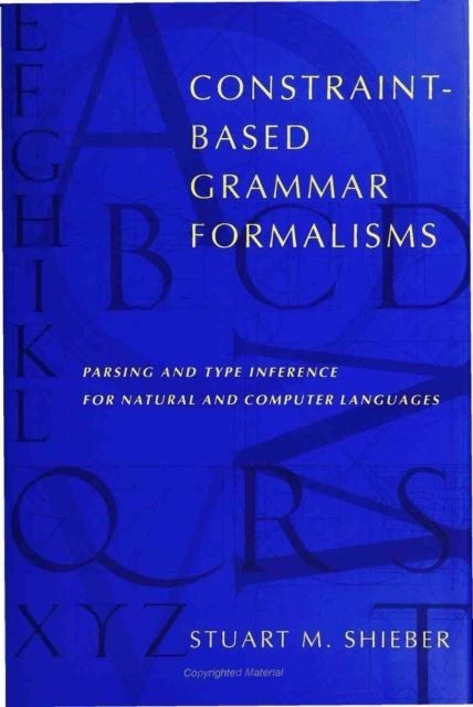 Constraint-Based Grammar Formalisms main product photo