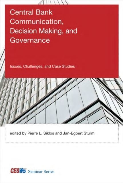 Central Bank Communication, Decision Making, and Governance main product photo