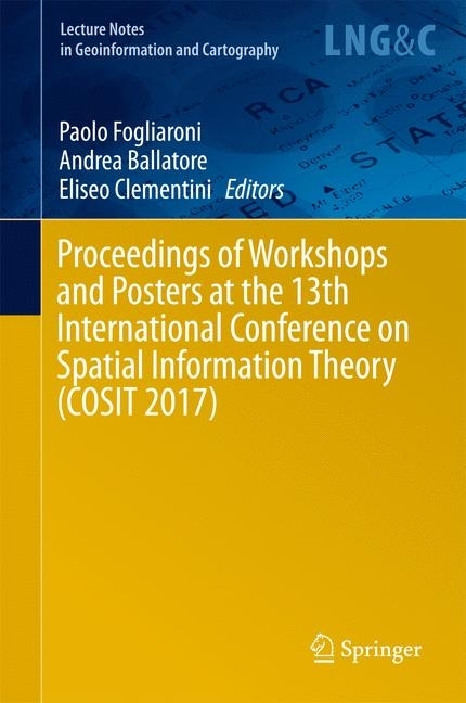 Proceedings of Workshops and Posters at the 13th International Conference on Spatial Information Theory (COSIT 2017) main product photo