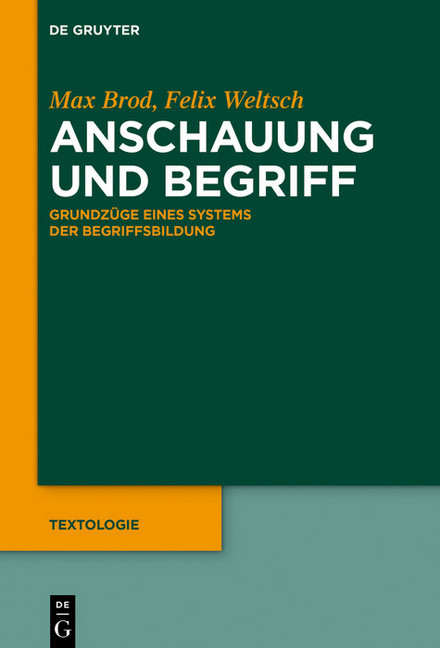 Anschauung und Begriff main product photo
