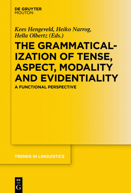 The Grammaticalization of Tense, Aspect, Modality and Evidentiality main product photo