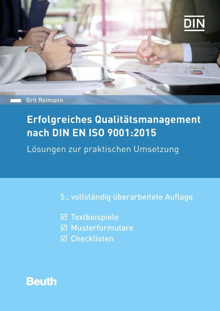 Erfolgreiches Qualitätsmanagement nach DIN EN ISO 9001:2015 main product photo
