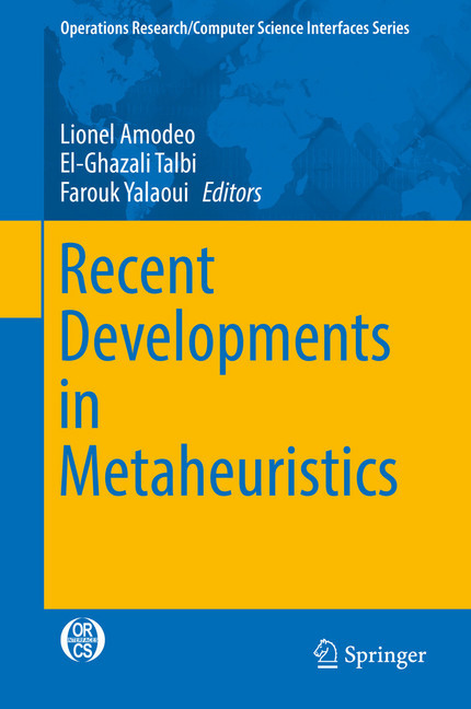 Recent Developments in Metaheuristics main product photo