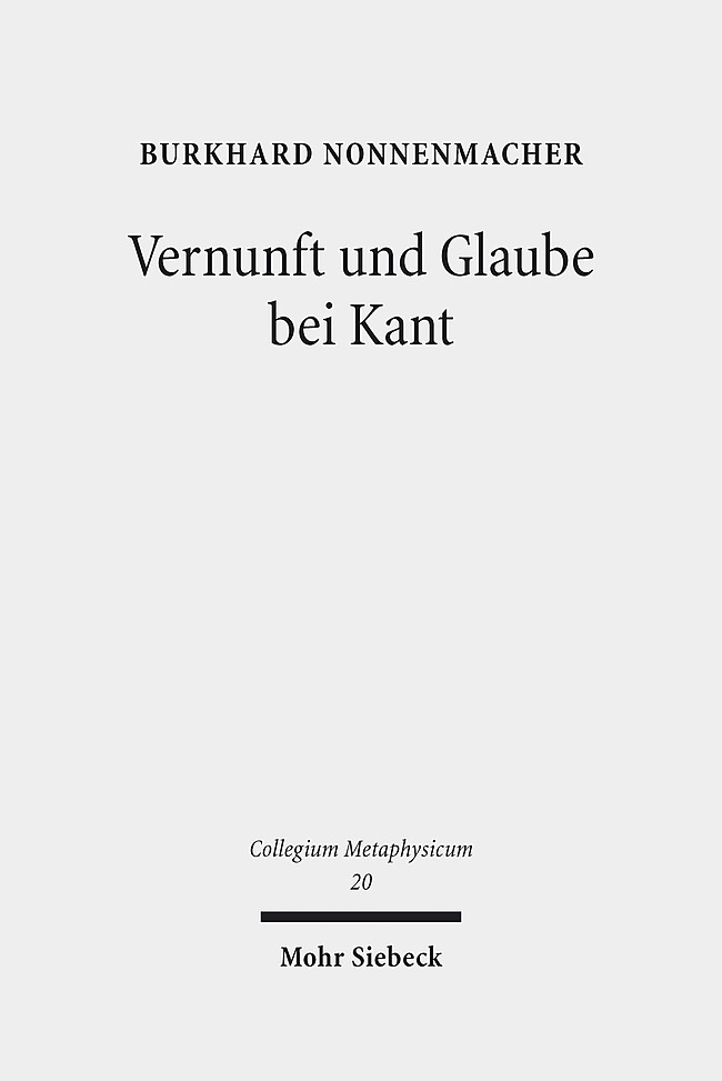 Vernunft und Glaube bei Kant main product photo