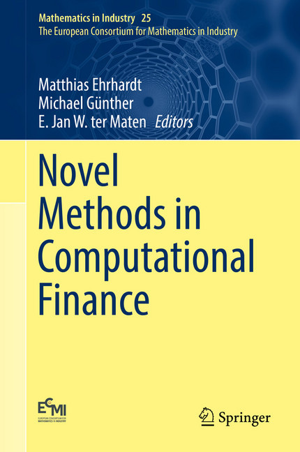 Novel Methods in Computational Finance main product photo