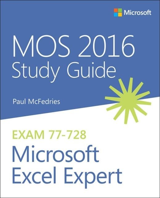MOS 2016 Study Guide for Microsoft Excel Expert main product photo