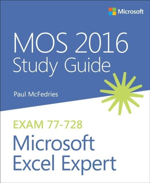 MOS 2016 Study Guide for Microsoft Excel Expert main product photo