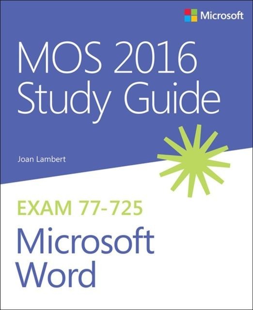 MOS 2016 Study Guide for Microsoft Word main product photo