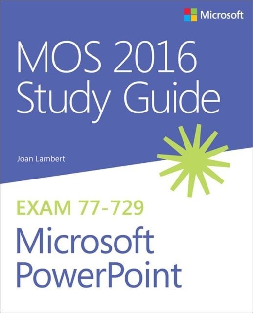 MOS 2016 Study Guide for Microsoft PowerPoint main product photo