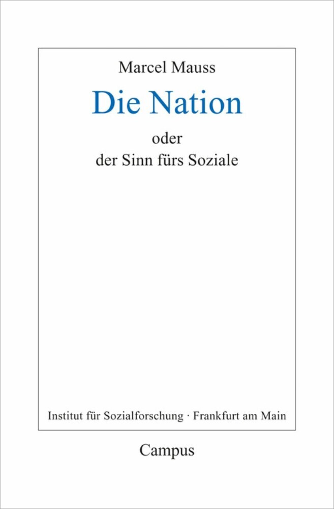 Die Nation oder Der Sinn fürs Soziale main product photo