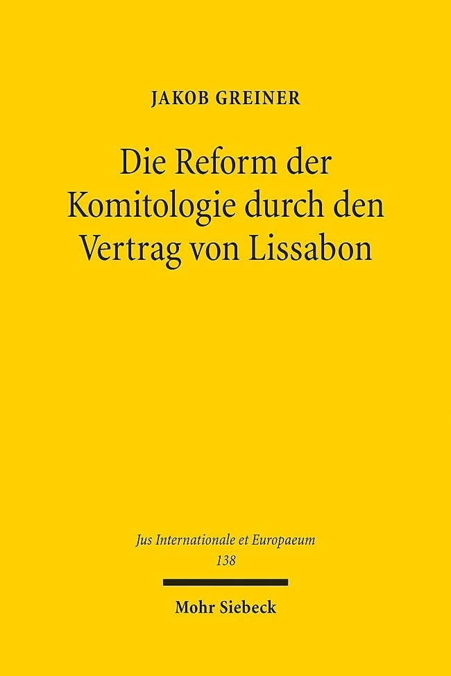 Die Reform der Komitologie durch den Vertrag von Lissabon main product photo