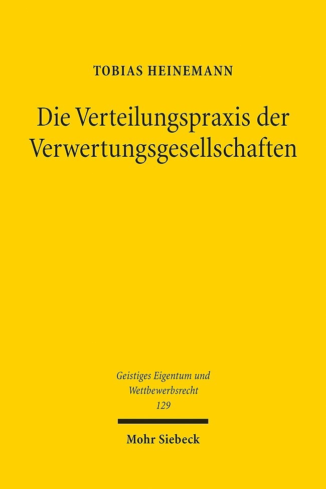 Die Verteilungspraxis der Verwertungsgesellschaften main product photo