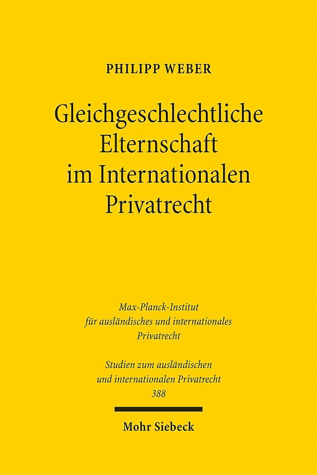 Gleichgeschlechtliche Elternschaft im Internationalen Privatrecht main product photo