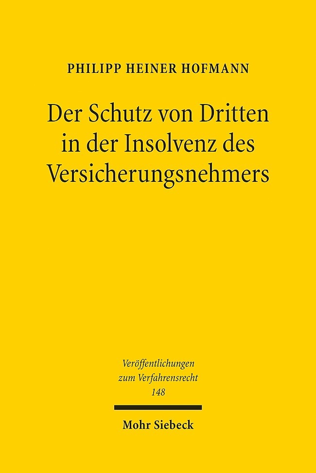 Der Schutz von Dritten in der Insolvenz des Versicherungsnehmers main product photo