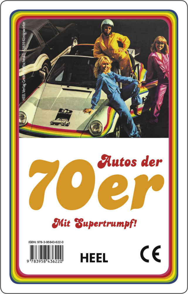 Quartett: Autos der 70er Kartenspiel main product photo