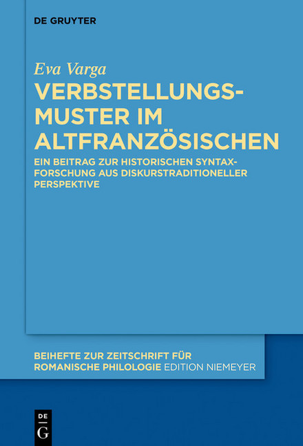 Verbstellungsmuster im Altfranzösischen main product photo